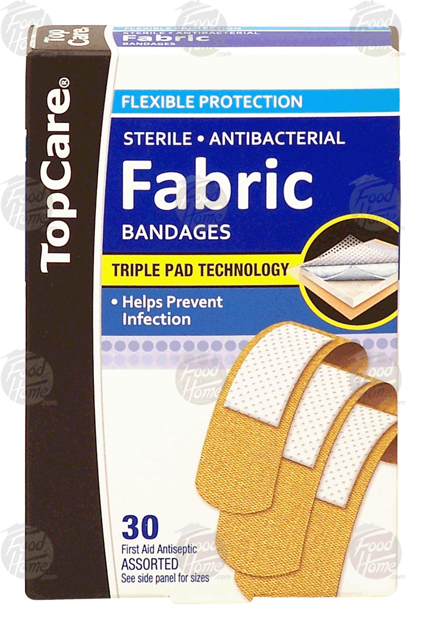 Top Care  sterile, antibacterial fabric bandages, assorted sizes Full-Size Picture